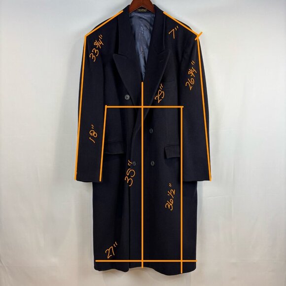 Zylos by George Machado Cashmere Blend Overcoat - Made in Hungary - Picture 7 of 8